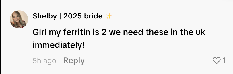 Customer comment screenshot